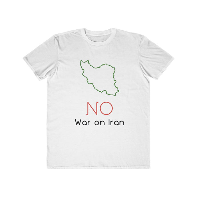 No War On Iran Men's Lightweight Fashion Tee